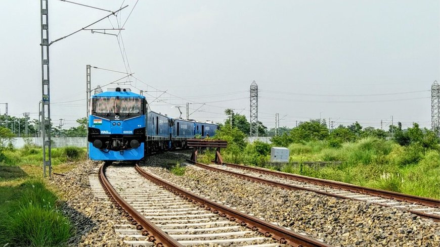 Alstom's WAG 12B e-locos become India's first freight locomotives approved to run at 120 kmph